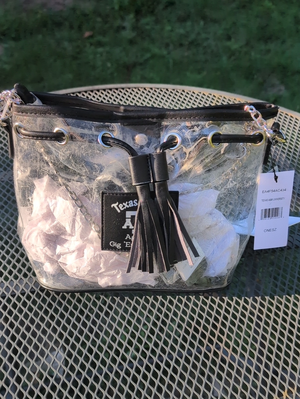 Texas WEAR by Erin Andrews Clear Stadium Bucket Purse
